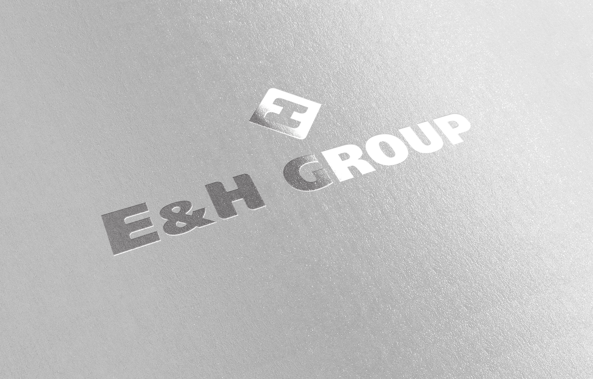 E&H Group Silver Logo Mockup.jpg – Dirim Media Webdesign- & Werbeagentur