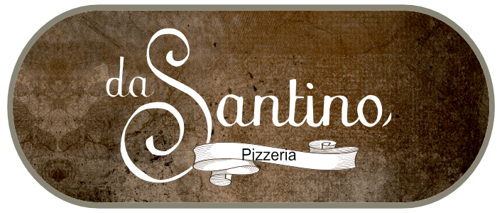 Pizzeria Da Santino and Food Logo